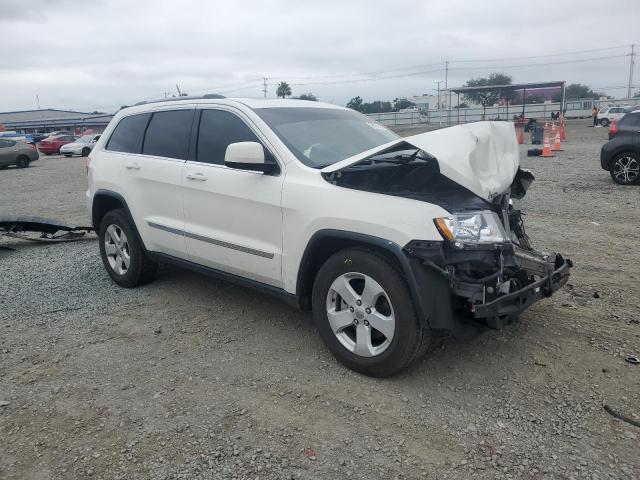 1C4RJEAG4CC201674 - 2012 JEEP GRAND CHER LAREDO WHITE photo 4
