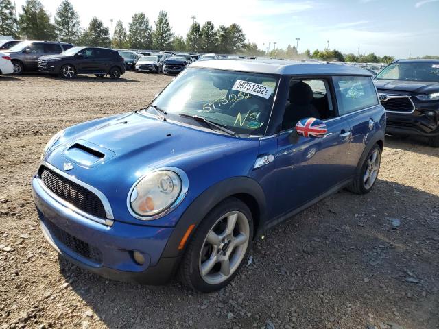 WMWMM33568TP70211 - 2008 MINI COOPER S CLUBMAN BLUE photo 2