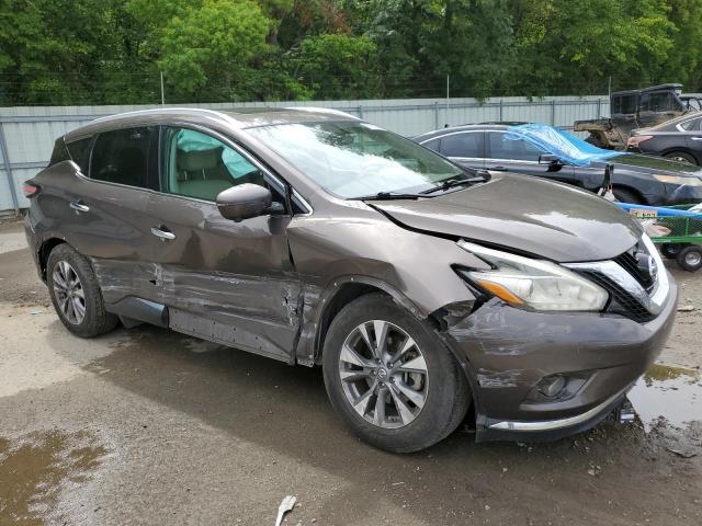 5N1AZ2MG2GN153789 - 2016 NISSAN MURANO S BROWN photo 4