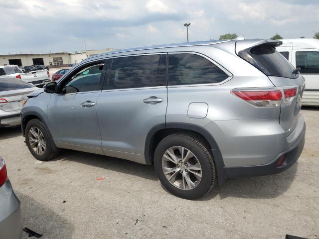 5TDJKRFH3ES023468 - 2014 TOYOTA HIGHLANDER XLE SILVER photo 2