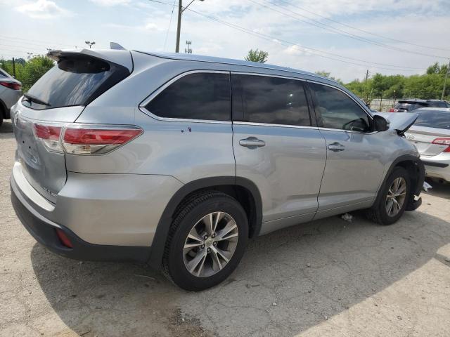 5TDJKRFH3ES023468 - 2014 TOYOTA HIGHLANDER XLE SILVER photo 3