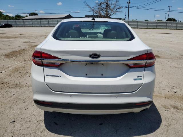 3FA6P0HD1JR136108 - 2018 FORD FUSION SE WHITE photo 6