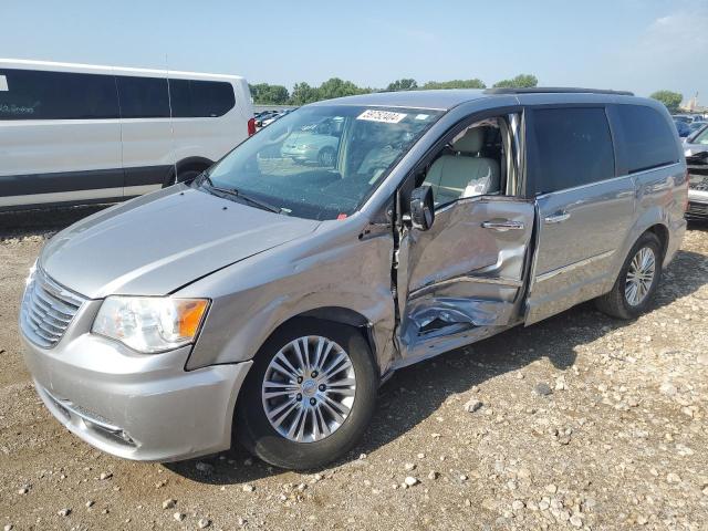2C4RC1CG1DR625564 - 2013 CHRYSLER TOWN & COU TOURING L SILVER photo 1