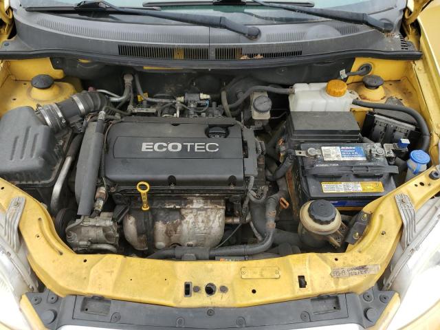 KL1TD6DE0BB150506 - 2011 CHEVROLET AVEO LS 黄色 照片 11