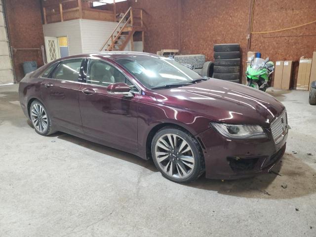 3LN6L5FC3JR605028 - 2018 LINCOLN MKZ RESERVE ბურგუნდია ფოტო 4