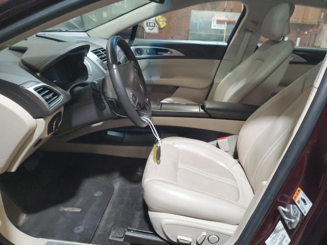 3LN6L5FC3JR605028 - 2018 LINCOLN MKZ RESERVE ბურგუნდია ფოტო 7