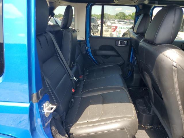 1C4JJXP60MW839265 - 2021 JEEP WRANGLER U SAHARA 4XE BLUE photo 10