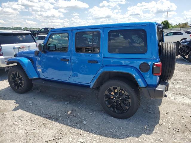 1C4JJXP60MW839265 - 2021 JEEP WRANGLER U SAHARA 4XE BLUE photo 2