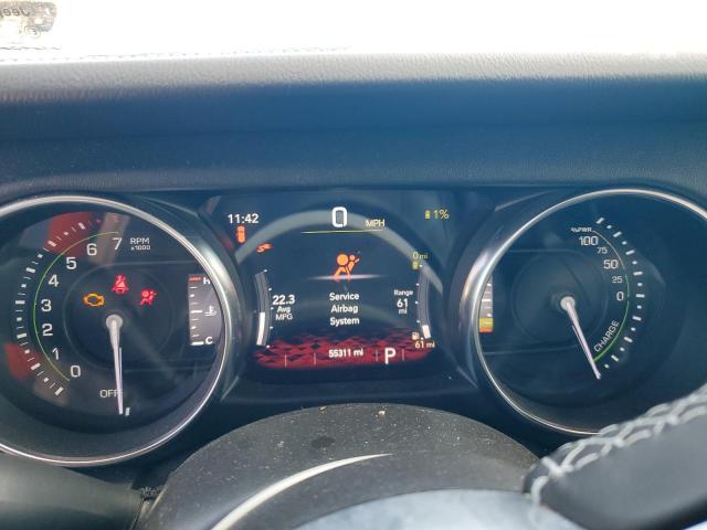 1C4JJXP60MW839265 - 2021 JEEP WRANGLER U SAHARA 4XE BLUE photo 9