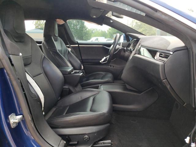 5YJSA1E17GF158800 - 2016 TESLA MODEL S BLUE photo 7