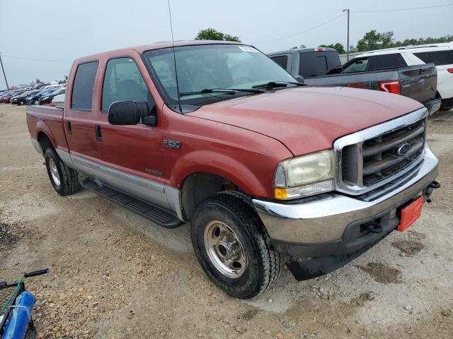 1FTNW21FX2EC36518 - 2002 FORD F250 SUPER DUTY RED photo 4