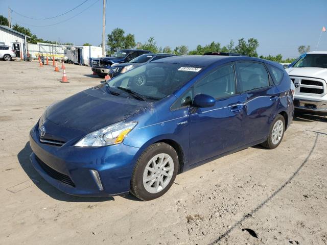 JTDZN3EUXD3234432 - 2013 TOYOTA PRIUS V BLUE photo 1