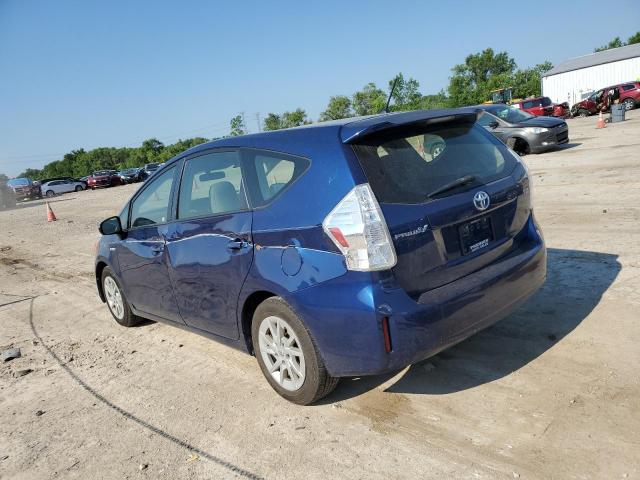 JTDZN3EUXD3234432 - 2013 TOYOTA PRIUS V BLUE photo 2