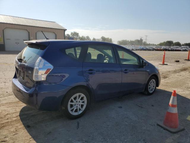 JTDZN3EUXD3234432 - 2013 TOYOTA PRIUS V BLUE photo 3