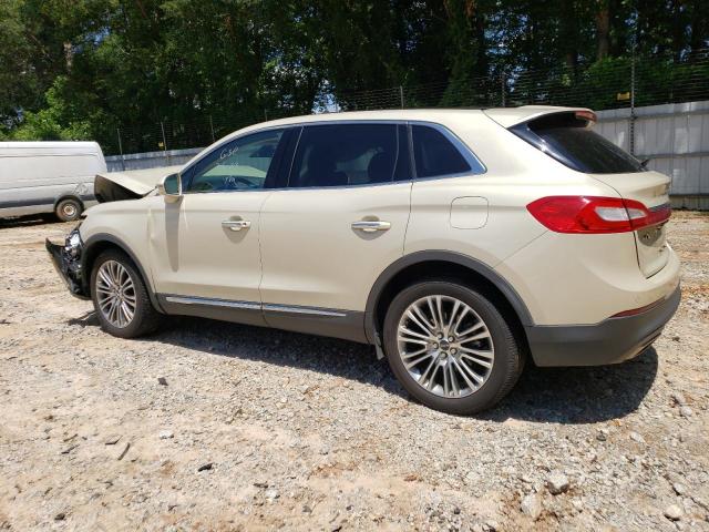 2LMTJ6LRXGBL74065 - 2016 LINCOLN MKX RESERVE Krem foto 2