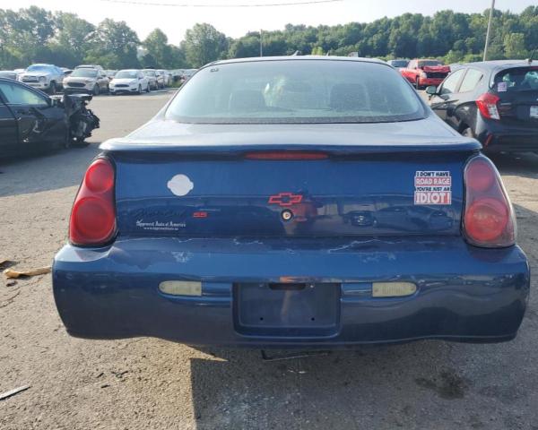 2G1WX12K749133918 - 2004 CHEVROLET MONTE CARL SS BLUE photo 6