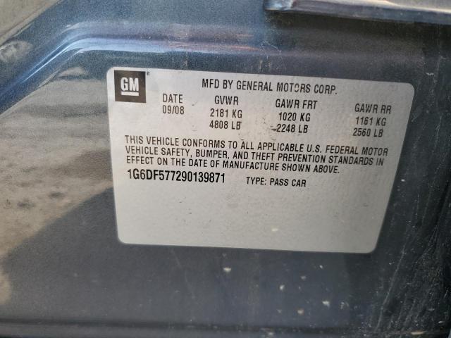 1G6DF577290139871 - 2009 CADILLAC CTS GRAY photo 13