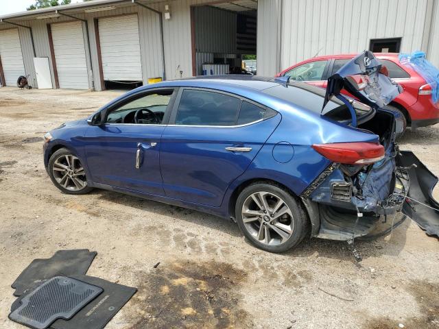 5NPD84LF4HH005590 - 2017 HYUNDAI ELANTRA SE BLUE photo 2