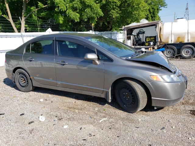 2HGFA16587H106896 - 2007 HONDA CIVIC LX GRAY photo 4