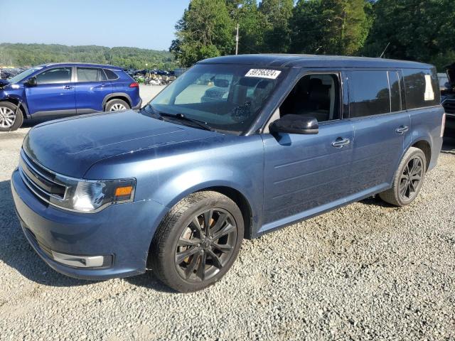 2FMGK5C82KBA39094 - 2019 FORD FLEX SEL BLUE photo 1