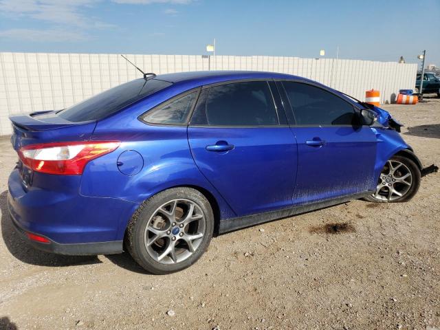 1FADP3F27EL208850 - 2014 FORD FOCUS SE BLUE photo 3