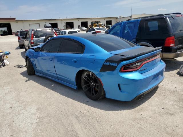 2C3CDXGJ7KH736008 - 2019 DODGE CHARGER SCAT PACK BLUE photo 2