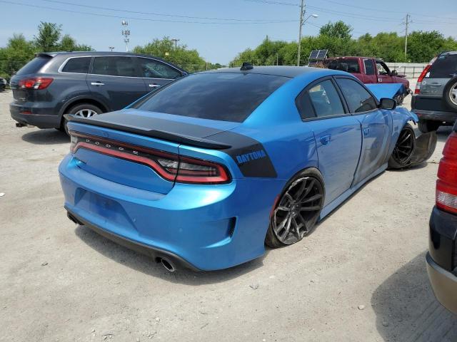 2C3CDXGJ7KH736008 - 2019 DODGE CHARGER SCAT PACK BLUE photo 3