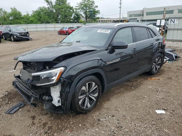 1V2LE2CA7RC209504 - 2024 VOLKSWAGEN ATLAS CROS SE Noir photo 1