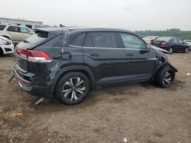 1V2LE2CA7RC209504 - 2024 VOLKSWAGEN ATLAS CROS SE Noir photo 3