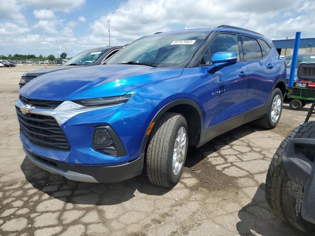 3GNKBBRA9KS588705 - 2019 CHEVROLET BLAZER 1LT BLUE photo 1