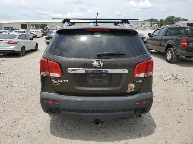 5XYKU4A20BG154208 - 2011 KIA SORENTO EX BLUE photo 6