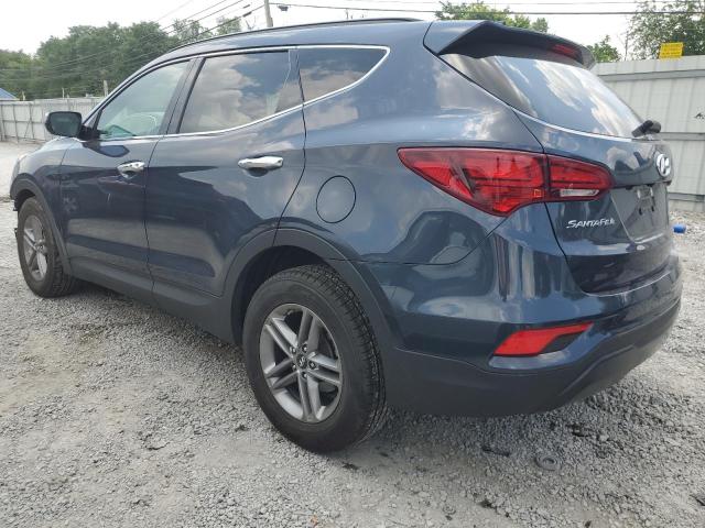 5NMZUDLB1HH028689 - 2017 HYUNDAI SANTA FE S BLUE photo 2