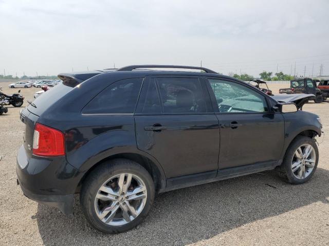 2FMDK4JC6DBA94378 - 2013 FORD EDGE SEL BLACK photo 3