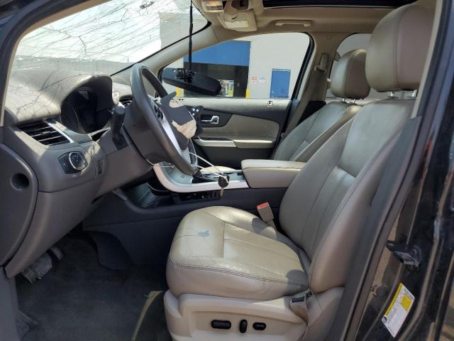 2FMDK4JC6DBA94378 - 2013 FORD EDGE SEL BLACK photo 7