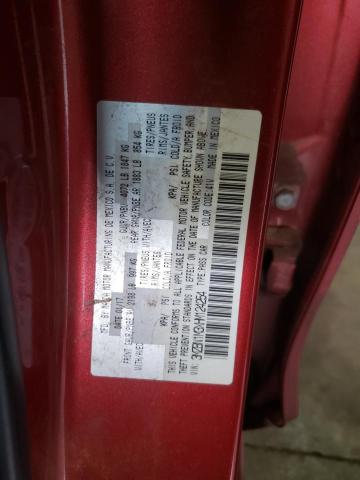 3MZBN1M3XHM124254 - 2017 MAZDA 3 GRAND TOURING RED photo 12