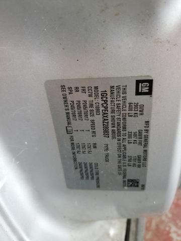 1GCPCPEAXAZ289837 - 2010 CHEVROLET SILVERADO C1500 GRAY photo 12