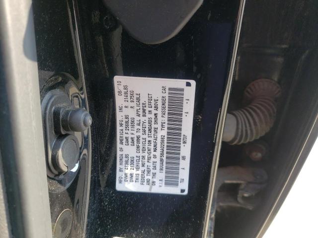 19UUA8F58AA025662 - 2010 ACURA TL BLACK photo 12