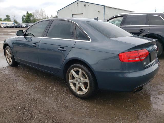 WAULF68K59N025641 - 2009 AUDI A4 2.0T QUATTRO GRAY photo 2