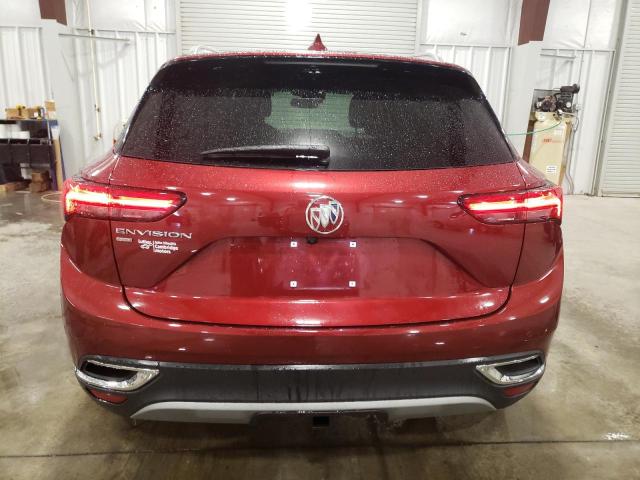 LRBFZPR48ND015438 - 2022 BUICK ENVISION ESSENCE MAROON photo 6
