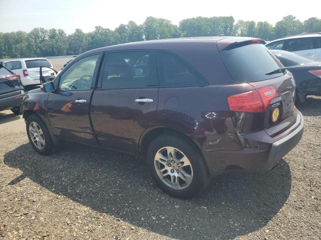 2HNYD28689H519344 - 2009 ACURA MDX TECHNOLOGY იასამნისფერი ფოტო 2