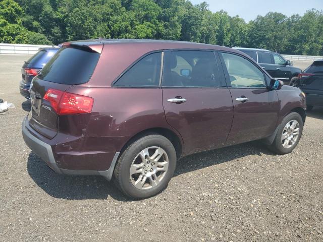 2HNYD28689H519344 - 2009 ACURA MDX TECHNOLOGY იასამნისფერი ფოტო 3