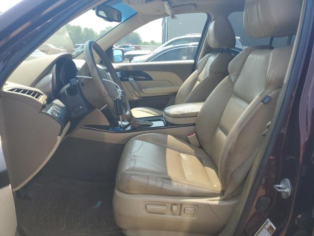 2HNYD28689H519344 - 2009 ACURA MDX TECHNOLOGY იასამნისფერი ფოტო 7