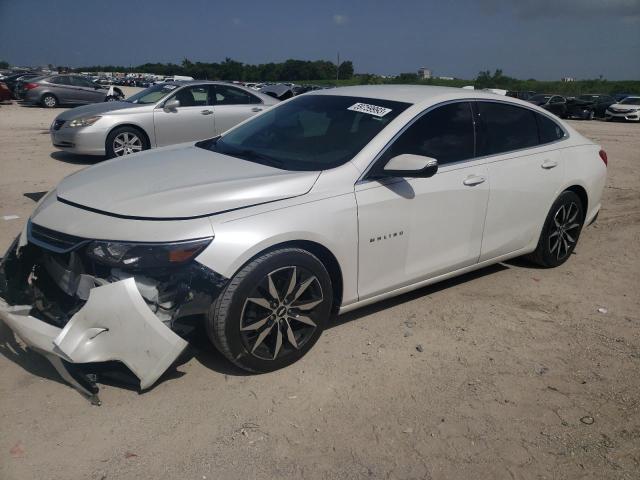 1G1ZD5ST6JF257171 - 2018 CHEVROLET MALIBU LT1 LT WHITE photo 1