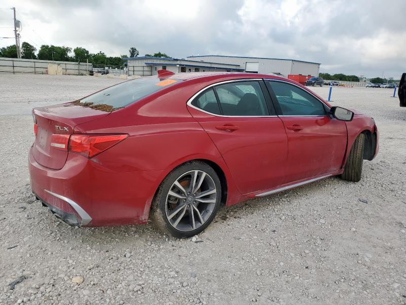 19UUB2F41KA003425 - 2019 ACURA TLX TECHNOLOGY RED photo 3