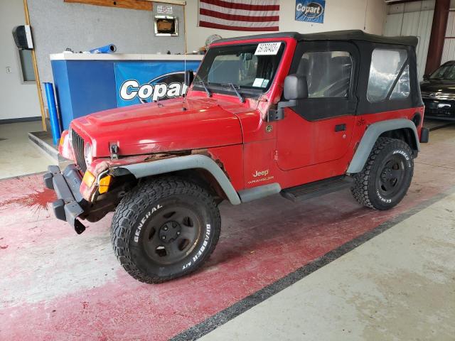 1J4FA29126P782410 - 2006 JEEP WRANGLER / SE RED photo 1