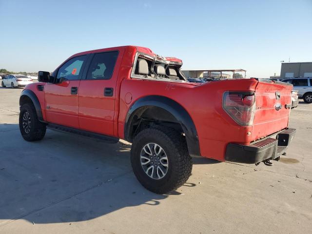 1FTFW1R62CFC01969 - 2012 FORD F150 SVT RAPTOR RED photo 2