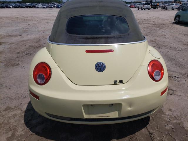 3VWSF31Y56M306594 - 2006 VOLKSWAGEN NEW BEETLE CONVERTIBLE OPTION PACKAGE 2 YELLOW photo 6