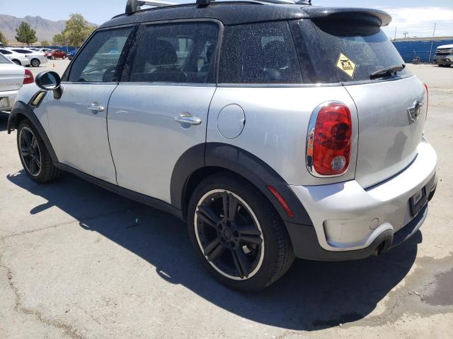 WMWZC3C55BWM25976 - 2011 MINI COOPER S COUNTRYMAN SILVER photo 2