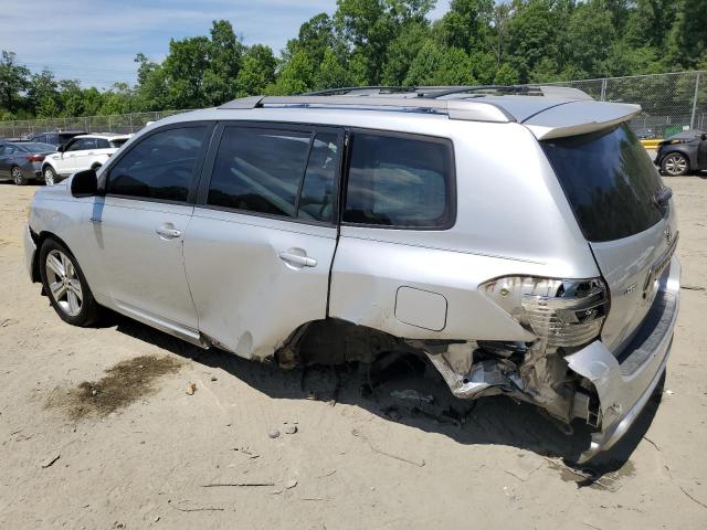 JTEES43A982025518 - 2008 TOYOTA HIGHLANDER SPORT SILVER photo 2