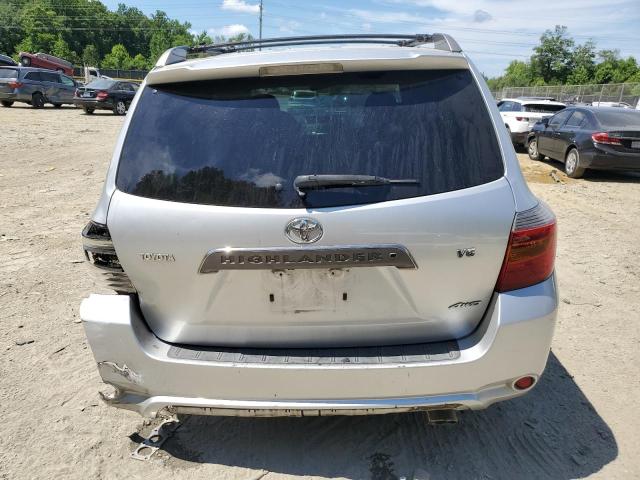 JTEES43A982025518 - 2008 TOYOTA HIGHLANDER SPORT SILVER photo 6